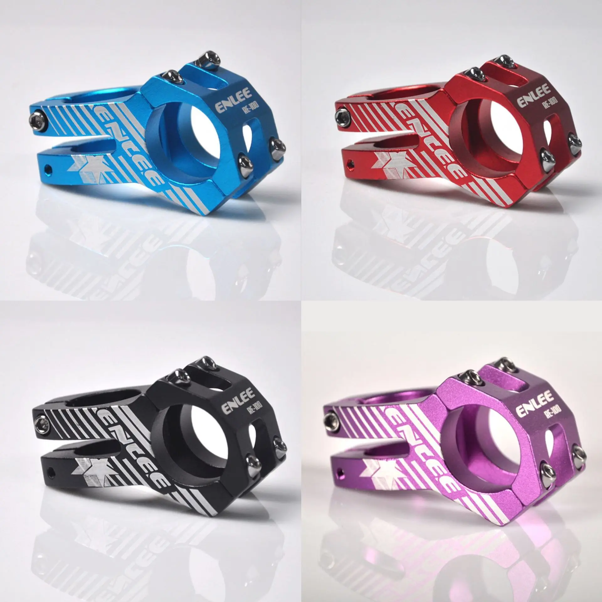 

Aluminum Alloy MTB Stem 31.8 Adjustable Bike Stem Mountain Bike Short Handlebar Faucet Stem Bicycle Riser