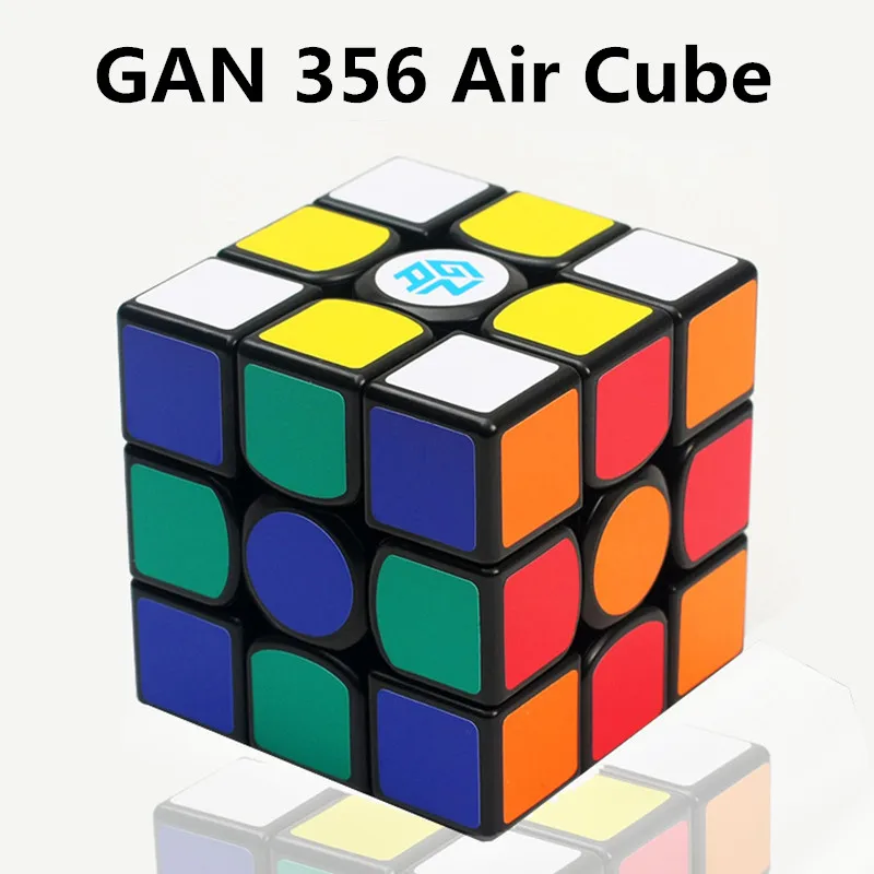 GAN 356 Air 3x3 волшебный куб черная наклейка 3x3x3 скоростная мягкая игра Волшебные