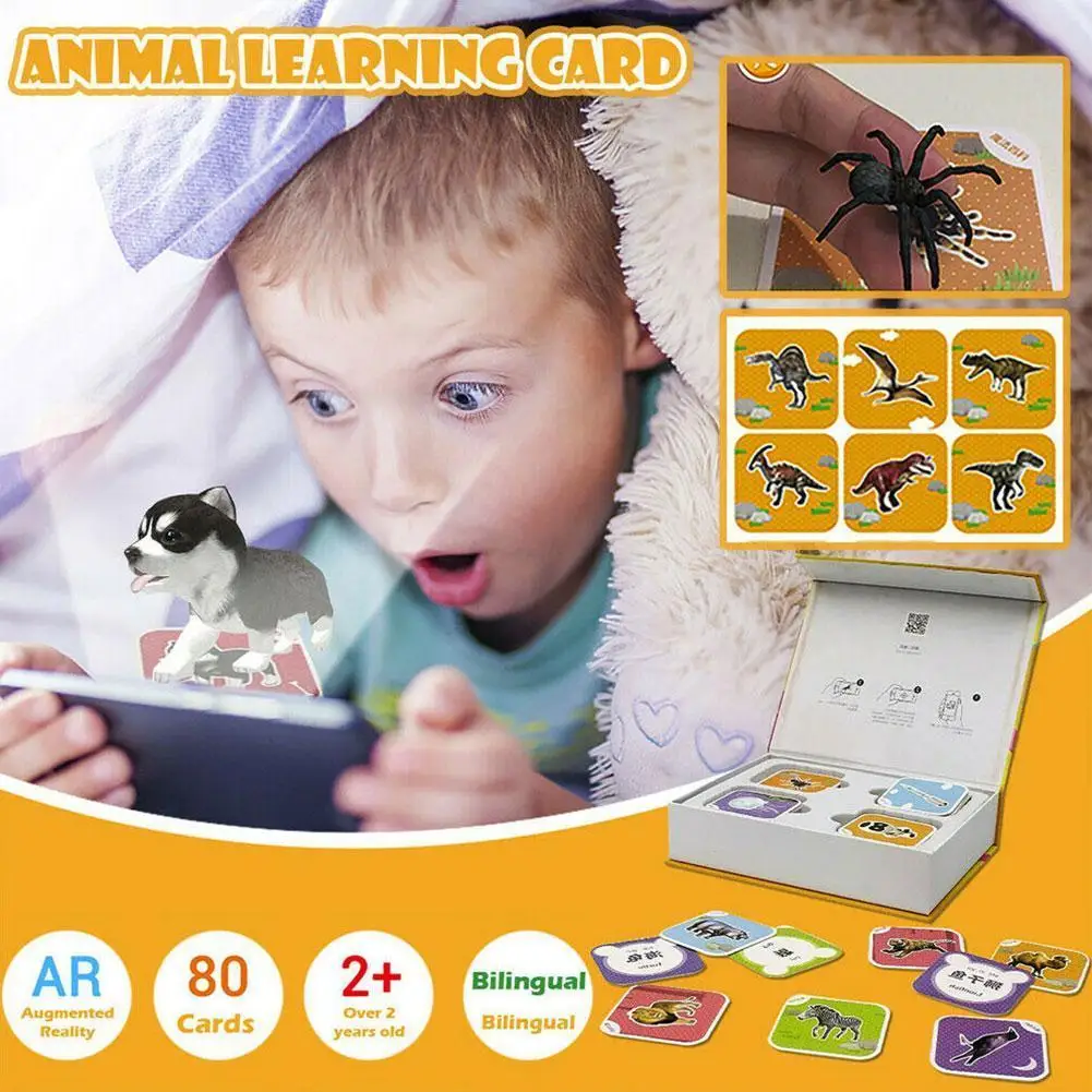 

Children Baby Words Card Pocket 3d Ar Learning Montessori Table Languages Card Support For Kids 13 App Word Educational Gam M9I5