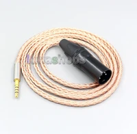 ln006837 xlr 6 5mm 16 core 99 7n occ earphone cable for audio technica msr7 sr5 ar3 ar5bt fidelio x1 x2 f1 l2 l2bo x1s x2hr m2