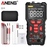 aneng an82 lcd digital multimeter true rms acdc current multimetro 9999 diy transistor capacitor ncv testers meter with backlig