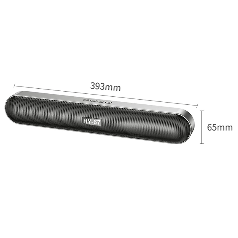 Wireless Bluetooth Speaker 6D Surround Stereo Voice Call FM AUX TF USB For Laptop PC Theater TV Sound Bar Loudspeaker Subwoofer |