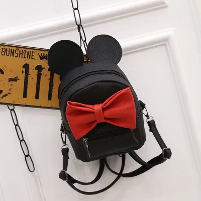 2018 новые сумки женский рюкзак с Микки Минни для девочек модные рюкзаки из