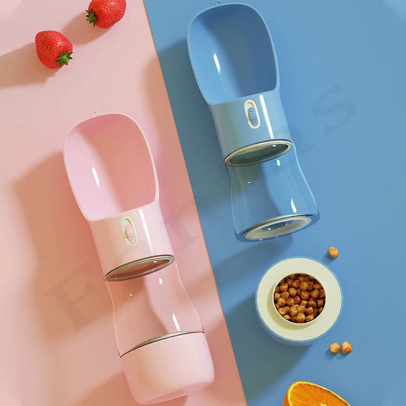 Бутылка для воды домашних животных портативная бутылка и еды путешествий на