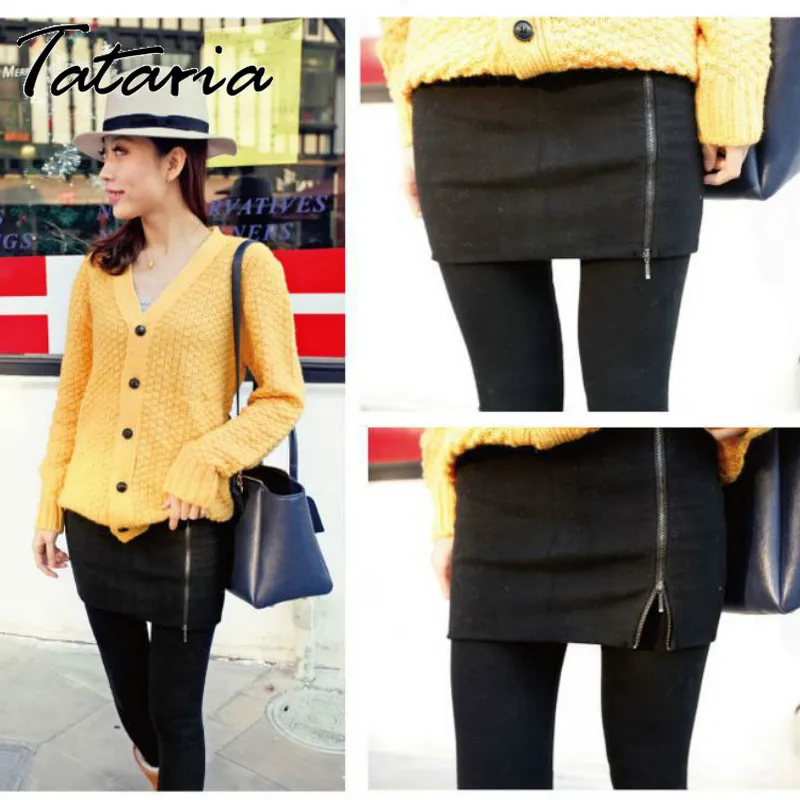 Длин Теплая юбка пачка леггинсы для женщин из плотного бархата Женские