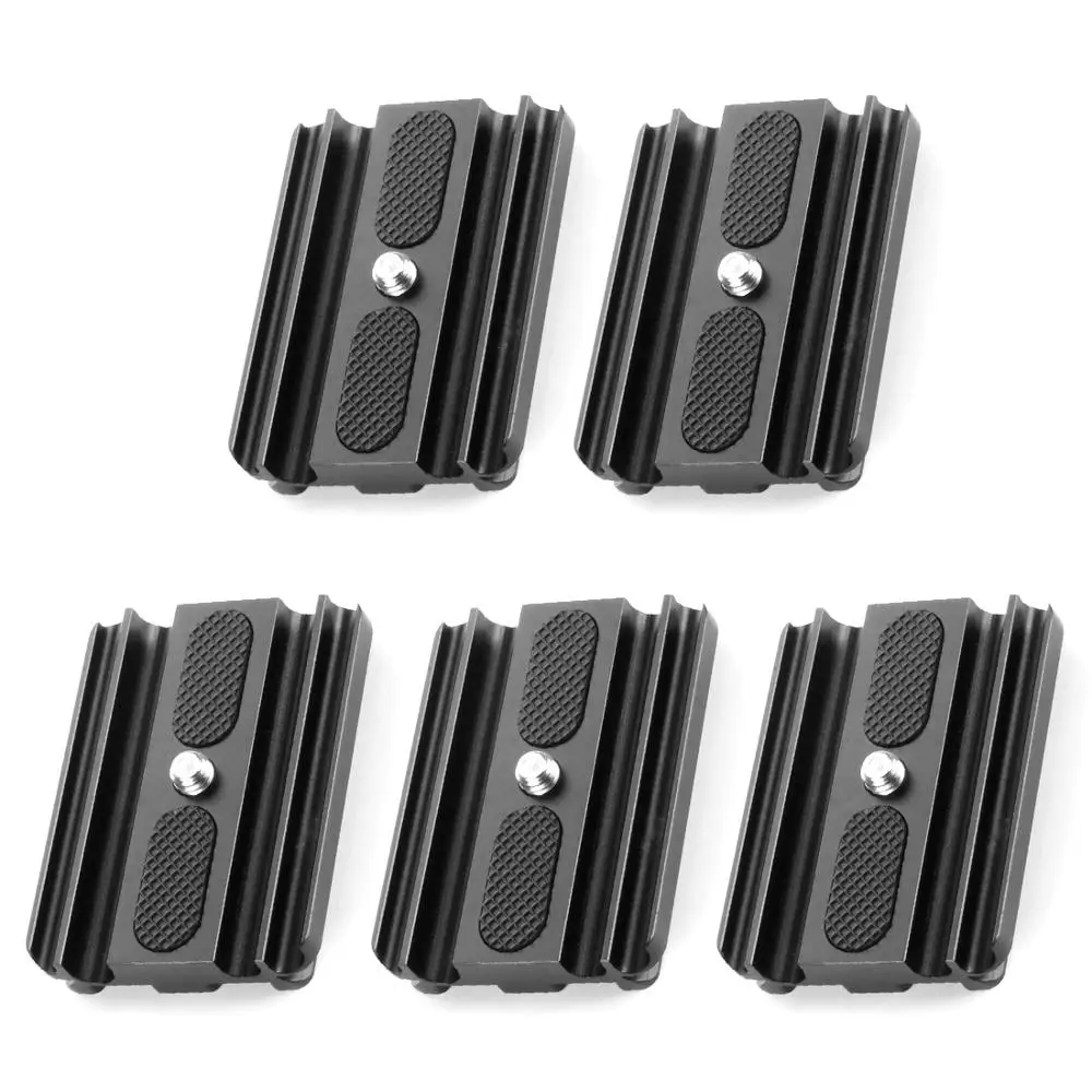 

BGNing 5x Camera Tripod Quick Release Plate Mount Cable Winder Data Clip Board Base Line Lock Holder for SLR Ball Head Accessory