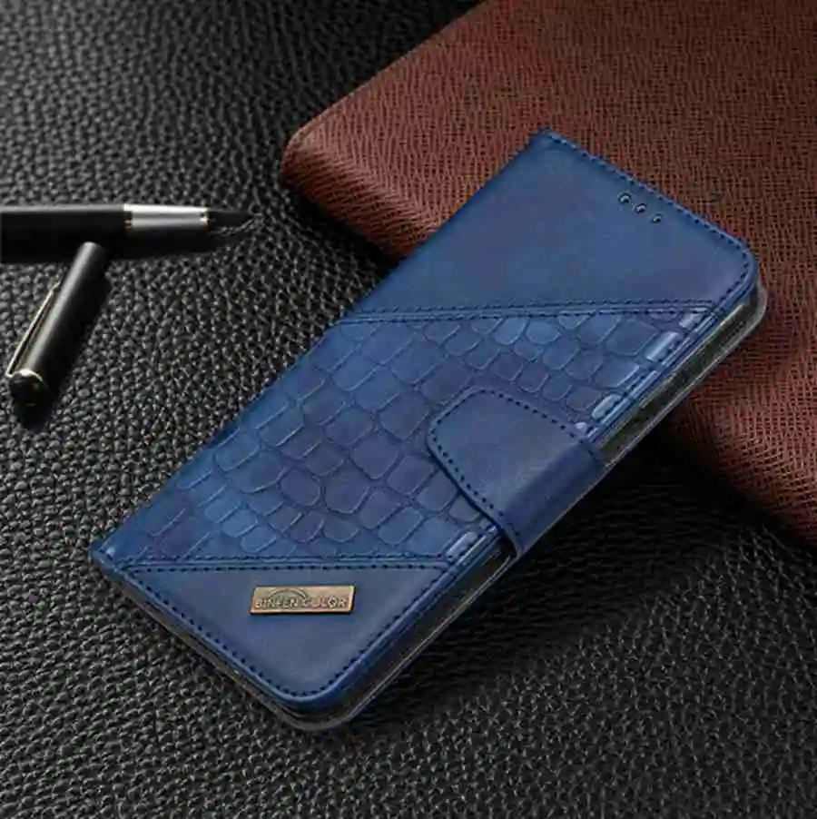 

Luxury Crocodile Wallet Card Slots Leather Case For iPhone 12 11 Pro Max 12 Mini X Xs Max 8 7 6 Plus TPU Cover Flip Phone Cases