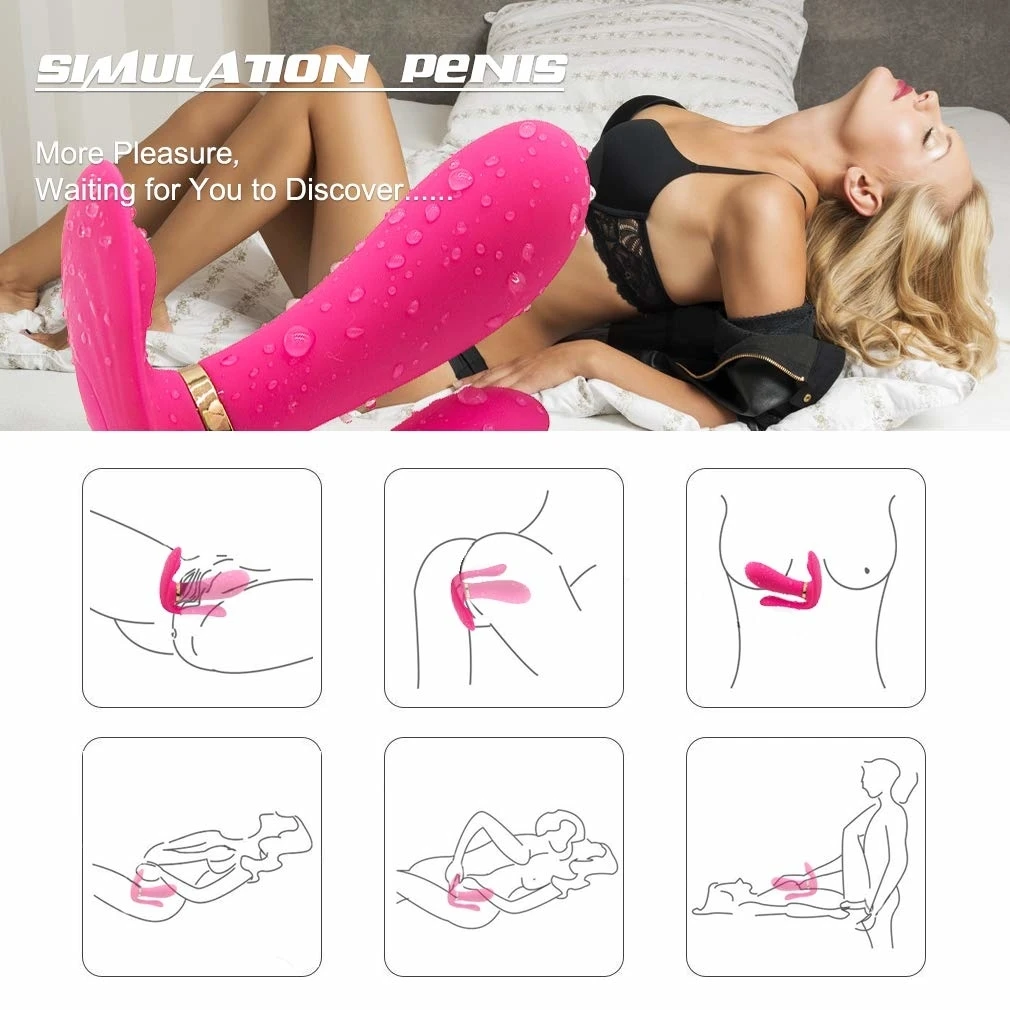 Anal Vibrator Wireless Remote Control Massage Powerful Vibrating Silicone Butt Plug Heating Butterfly Strapon Sex Toys For Woman |