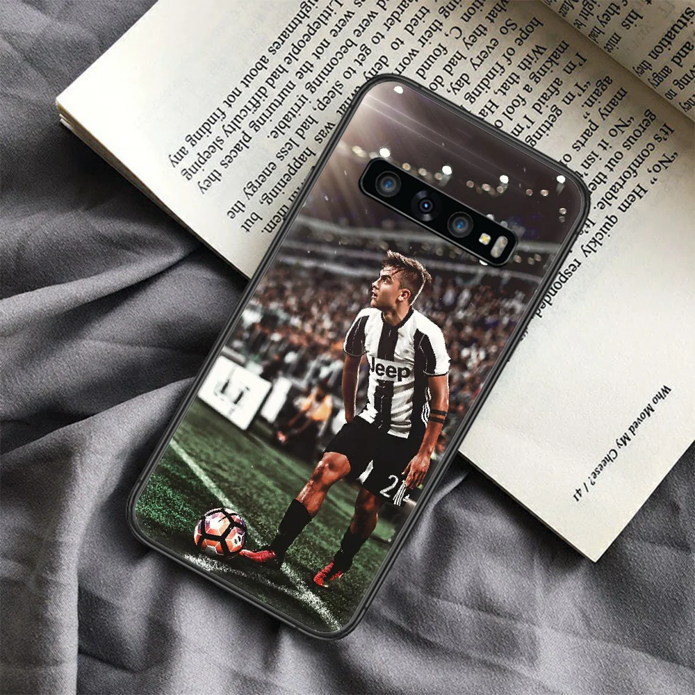 

Paulo Dybala Milan football Phone Case For Samsung Galaxy Note S 8 9 10 20 Plus E Lite Uitra black Hoesjes Silicone Waterproof