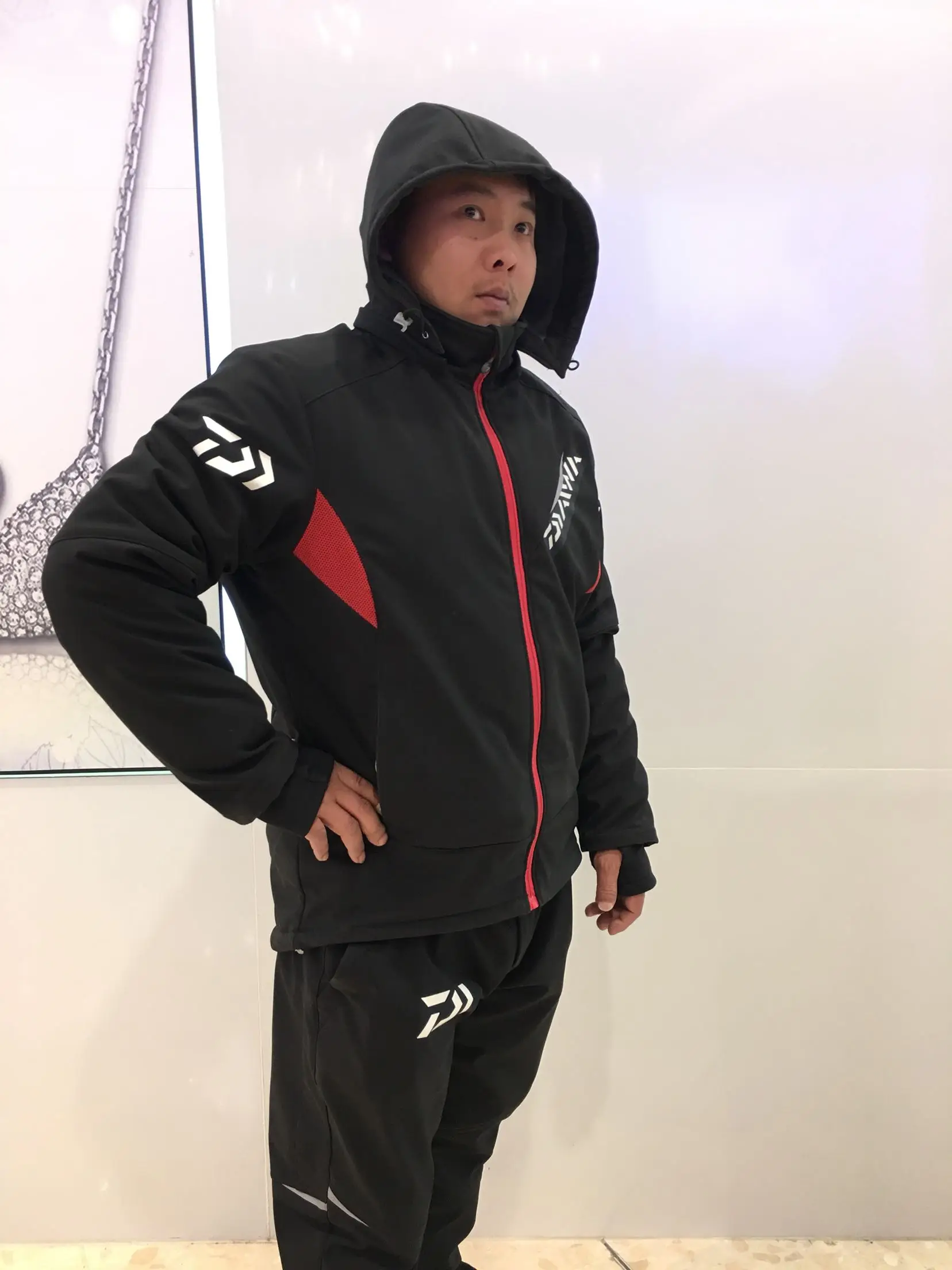 2019 Новая Осенняя мужская обувь в DAIWA Рыбалка одежда костюм теплая Куртка парка