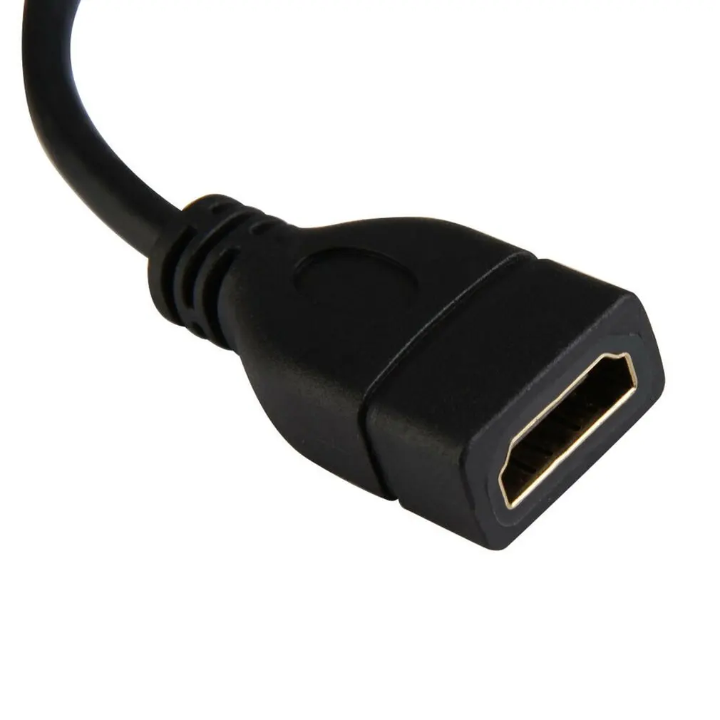Кабель-переходник Micro Hdmi Male D To Hdmi Female A Jack 1080P Micro Hdmi Male D и гнездового разъема Hdmi Adapter