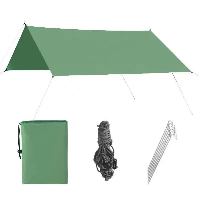 

Outdoor multi-functional sky curtain Waterproof sunscreen beach shed sun tent Light moisture-proof mat floor cloth