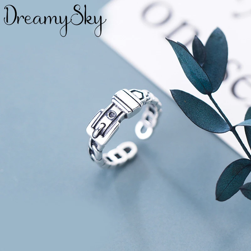 Новые готические мужские открытые регулируемые кольца на поясе для женщин