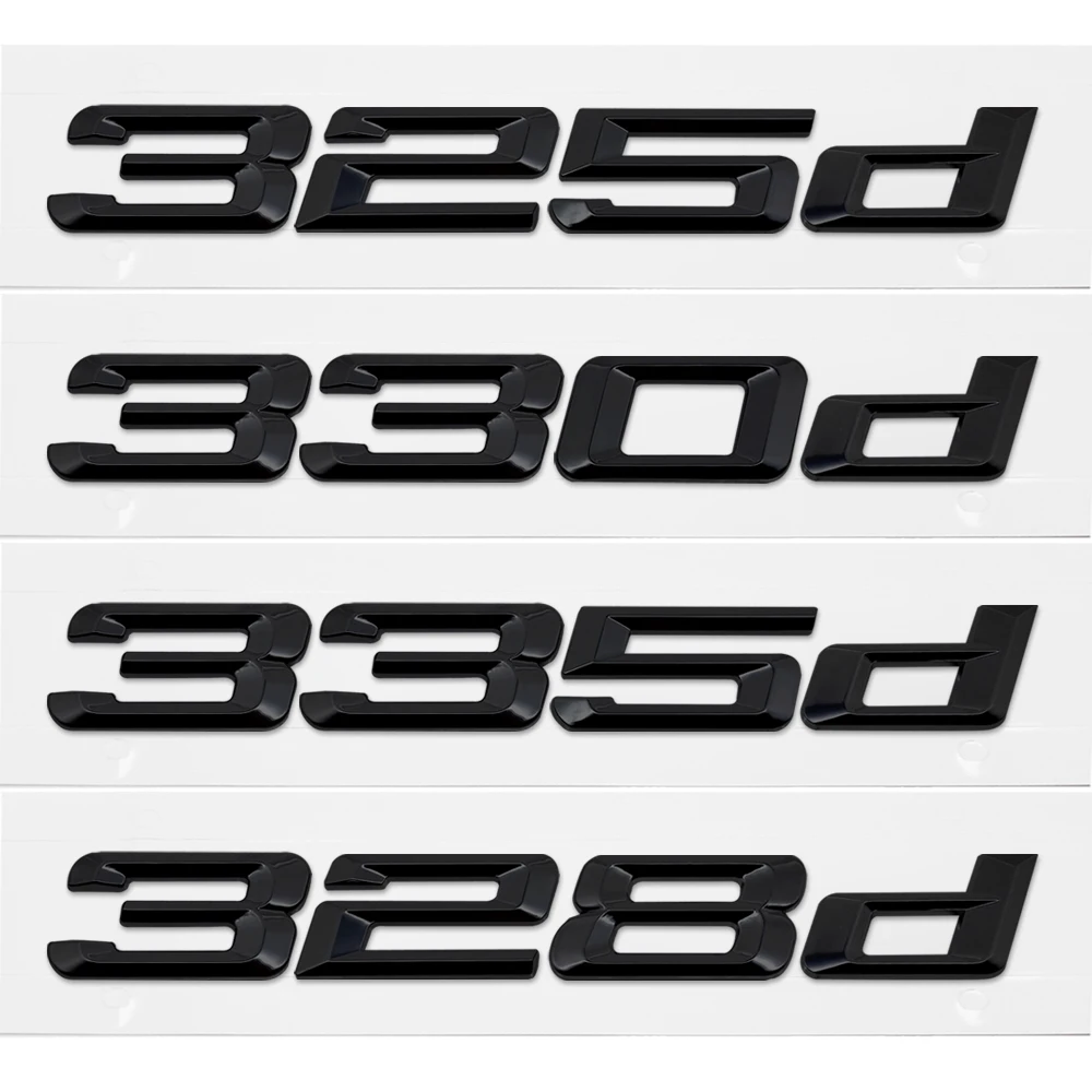 328d 330d 335d эмблема крышки багажника логотип значок Надпись для BMW 3 серии E21 E30 E36 E46 E90