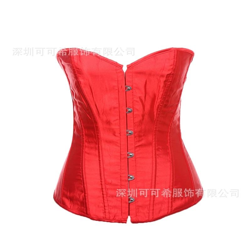 

Backstrom Women Shape-Wear Waist Cinchers Abdomen Shaping Smooth Satin Corset Gather Breast Support Body Shaping Underwear