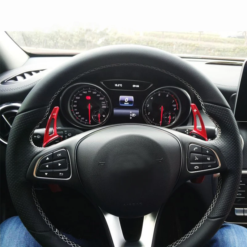 Автомобиль Алюминиевый сплав рулевое колесо сдвиг весло Переключатель