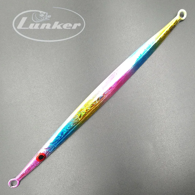 Lunker deep sea быстрая скорость вертикальный металлический джиг 60 г 80 г джиг соленой воды рыбацкая лодка бросок с берега