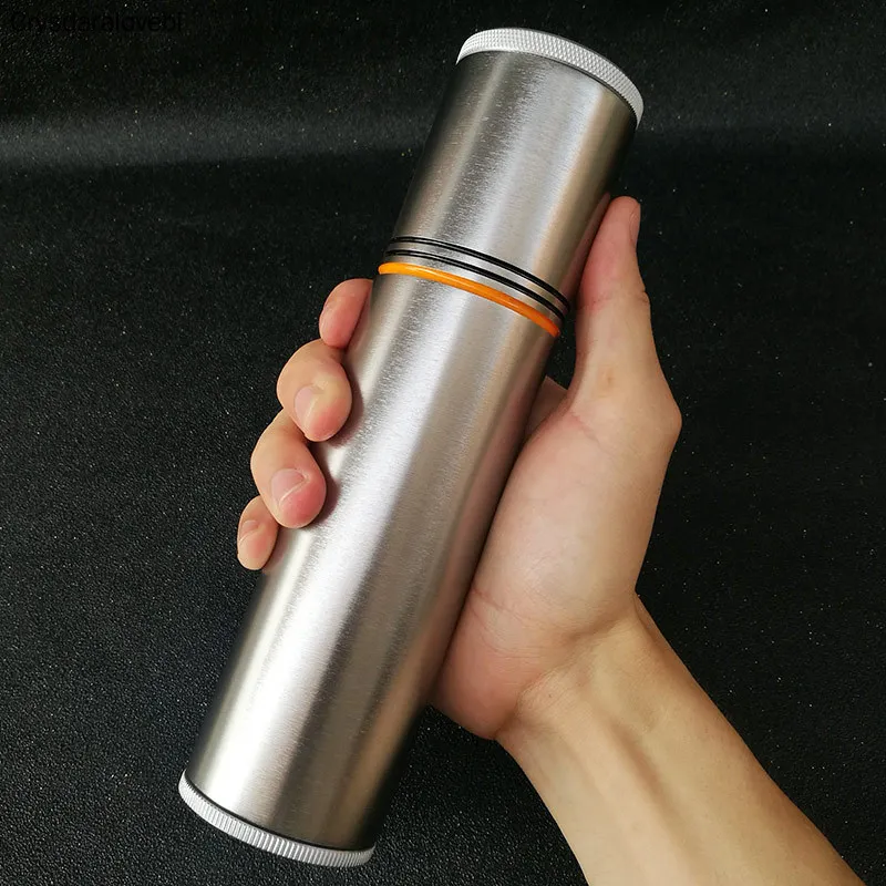 Мини гаджеты желтый и черный серебристый путешествия алюминиевый сплав трубка