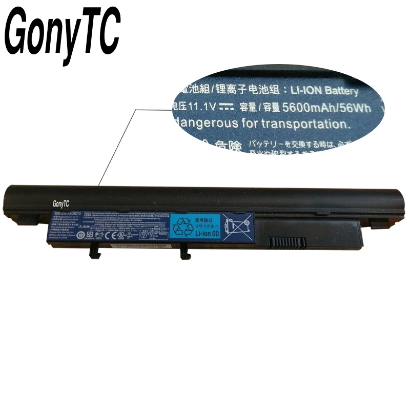GONYTC AS09D70 аккумуляторная батареядля ноутбука acer AS09D56 AS09F34 AS09D71 для Aspire Timeline 3810 т 4810 5810 т 4810 5810 8471 8471G 8571