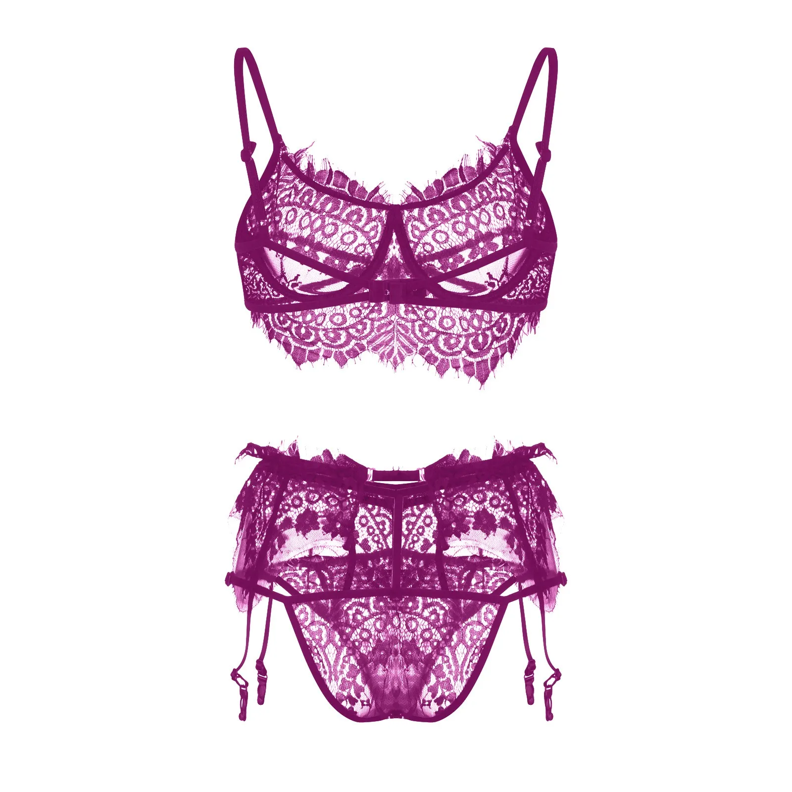 

New Sexy Fashion Lace Lingerie Underwear Sleepwear G-string Pajamas Garter Christmas Costume Seduction