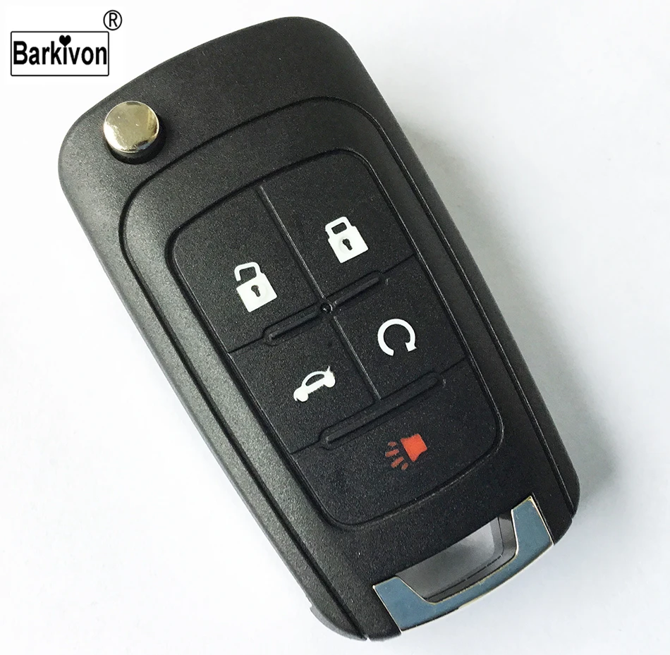 Откидной складной чехол Barkivon с 5 кнопками и открывающимся лезвием для ключа