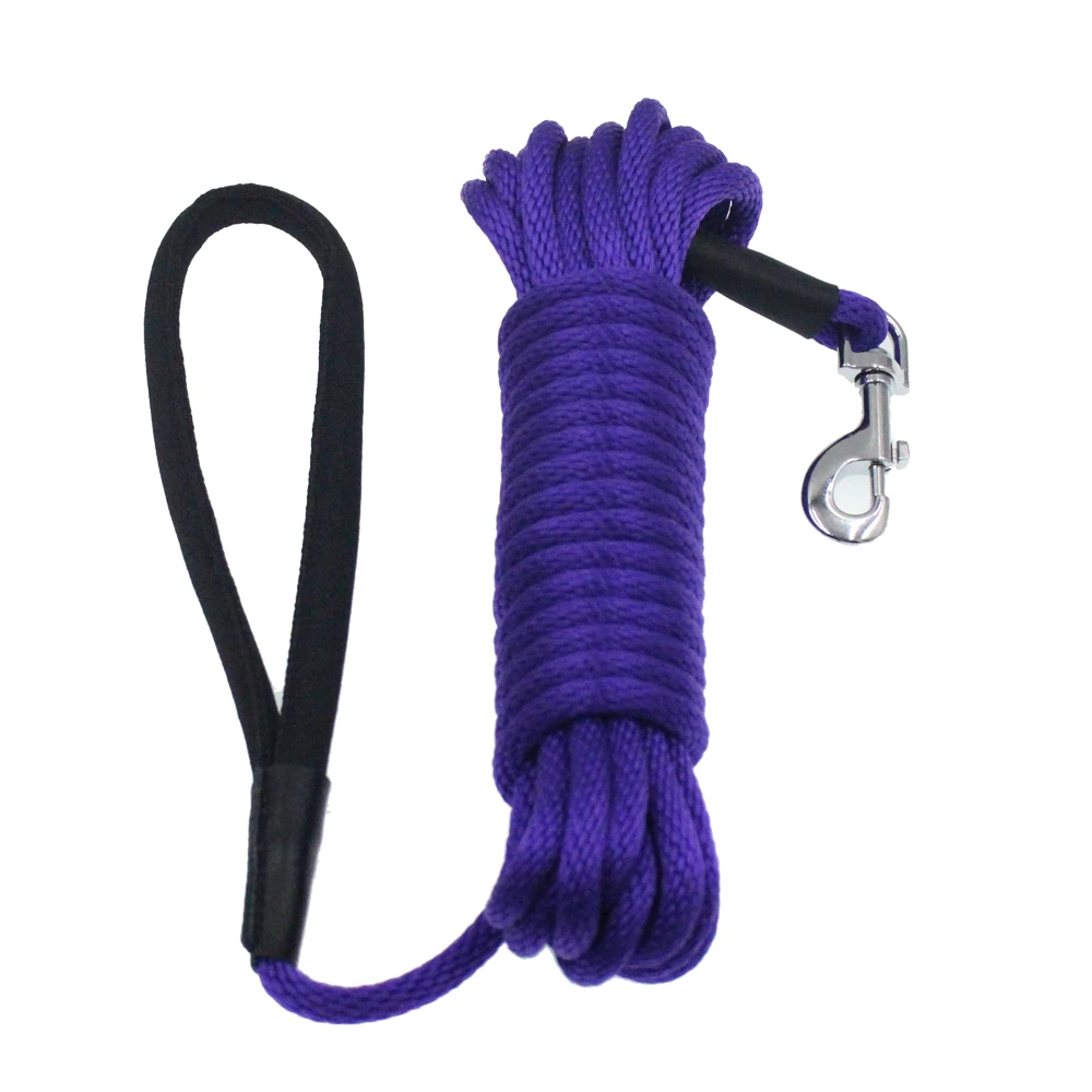 Нейлоновый Поводок для собак Длинная Круглая веревка отслеживания прогулок на