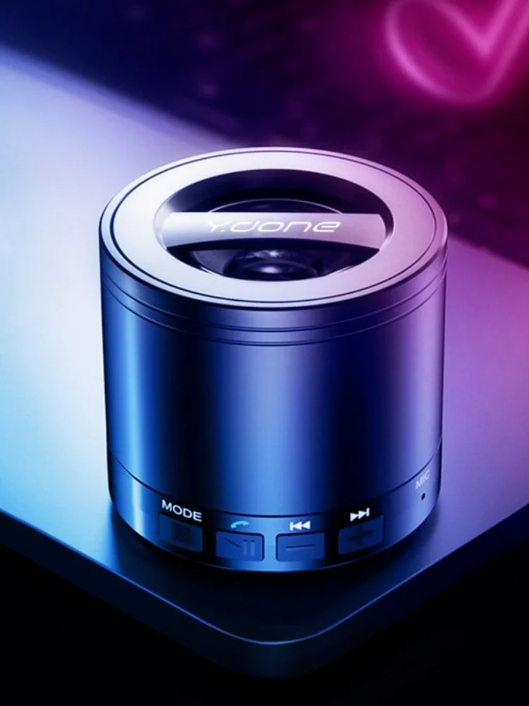

N612 Wireless Bluetooth Speaker Mini Sound Portable Mobile Phone Heavy Bass Small Steel Gun Car Volume