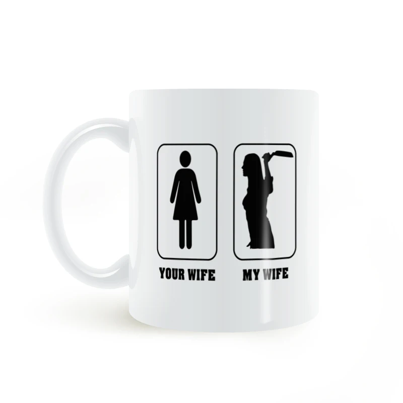 Забавная кофейная кружка для жены с моей женой керамическая чашка подарки 11