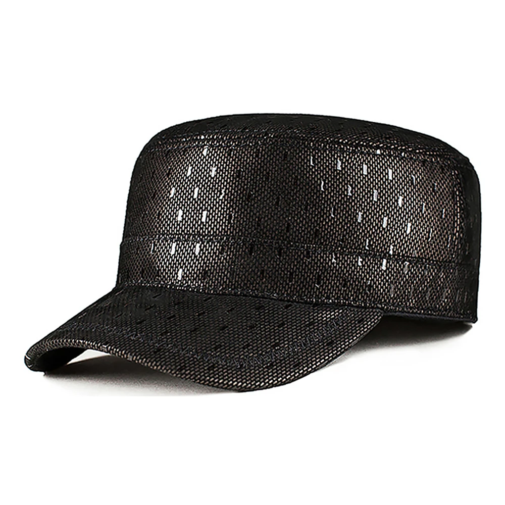 Шляпа армейская из натуральной кожи для мужчин и женщин теплая шапка с плоским