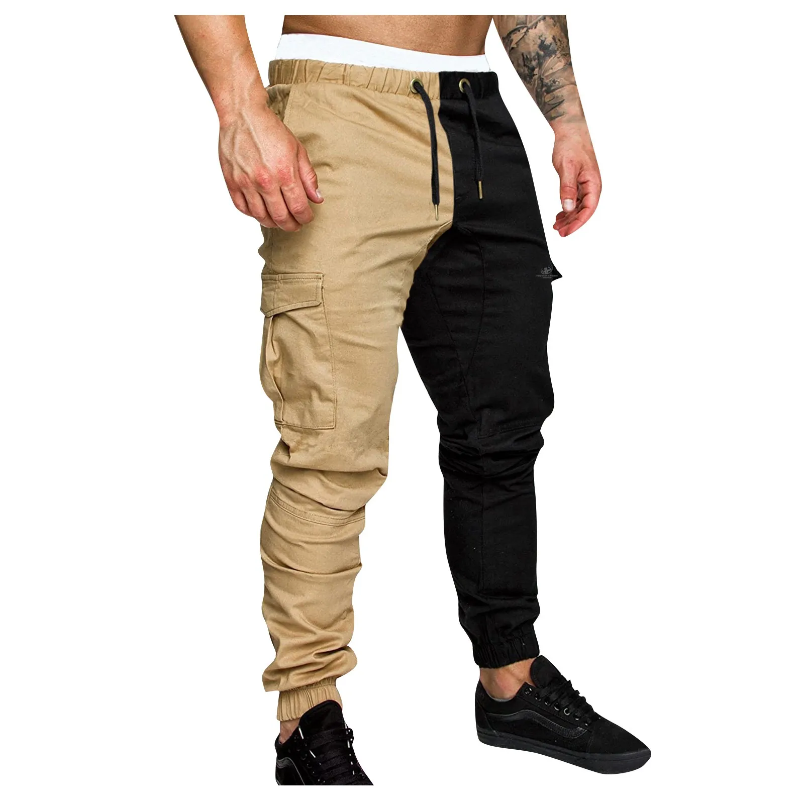 

Pantaloni sportivi da uomo Patchwork pantaloni Casual Fitness uomo abbigliamento sportivo pantaloni sportivi pantaloni