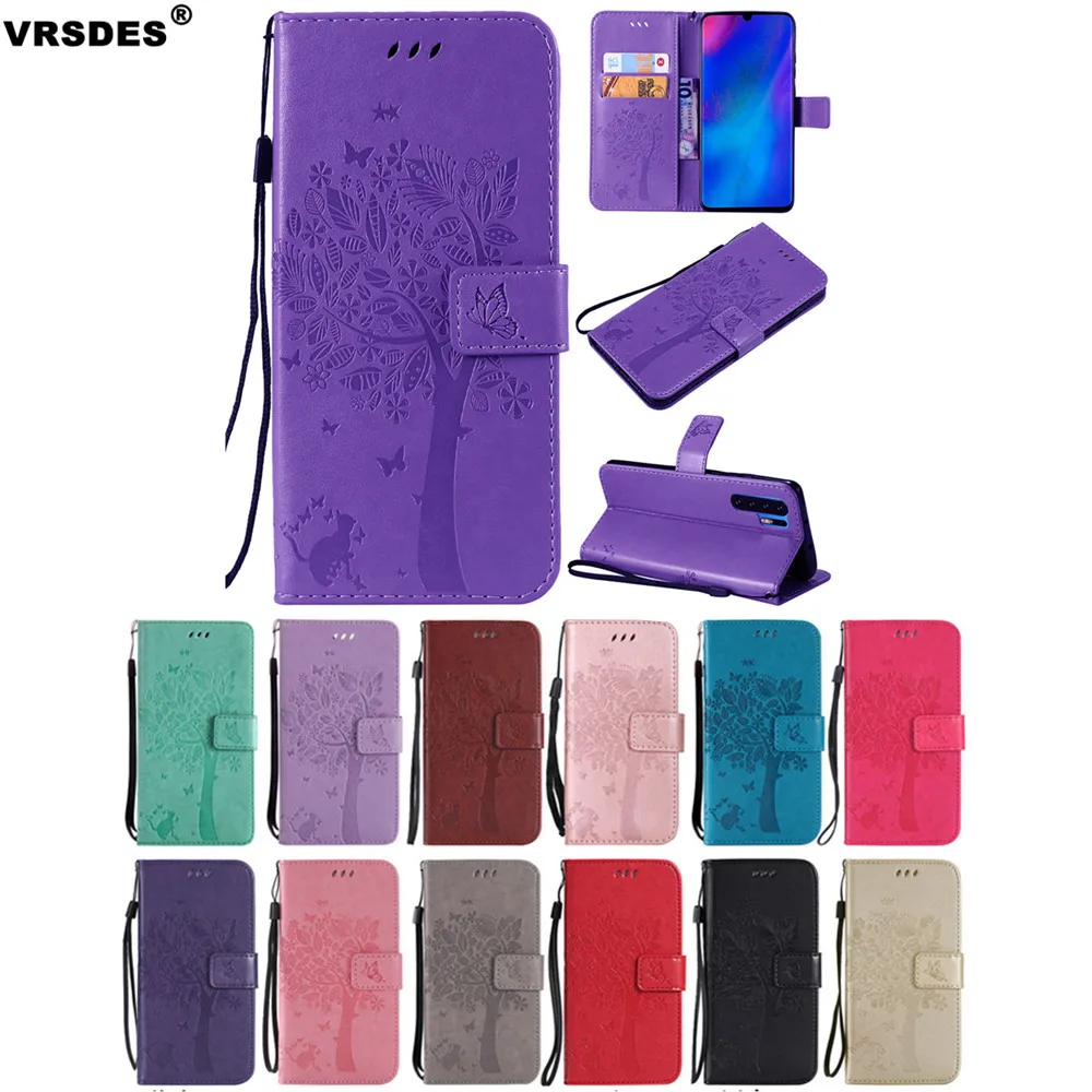 Флип чехол для Huawei P30 P20 Pro Lite P10 P9 P8 2016 2017 кожаный кошелек Mate 20X 20 10 9 8|Чехлы-портмоне|