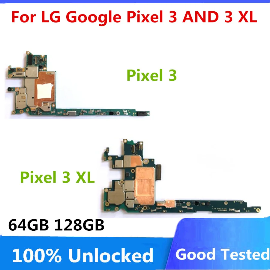 Оригинальная материнская плата для LG Google Pixel 3 / XL 100% разблокированная 3/3XL
