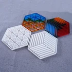 Форма силиконовая для бетона, форма в виде алмазной полосы для самостоятельного изготовления эпоксидной смолы гипса, цементного лотка, глины, ювелирных изделий, 2 стиля