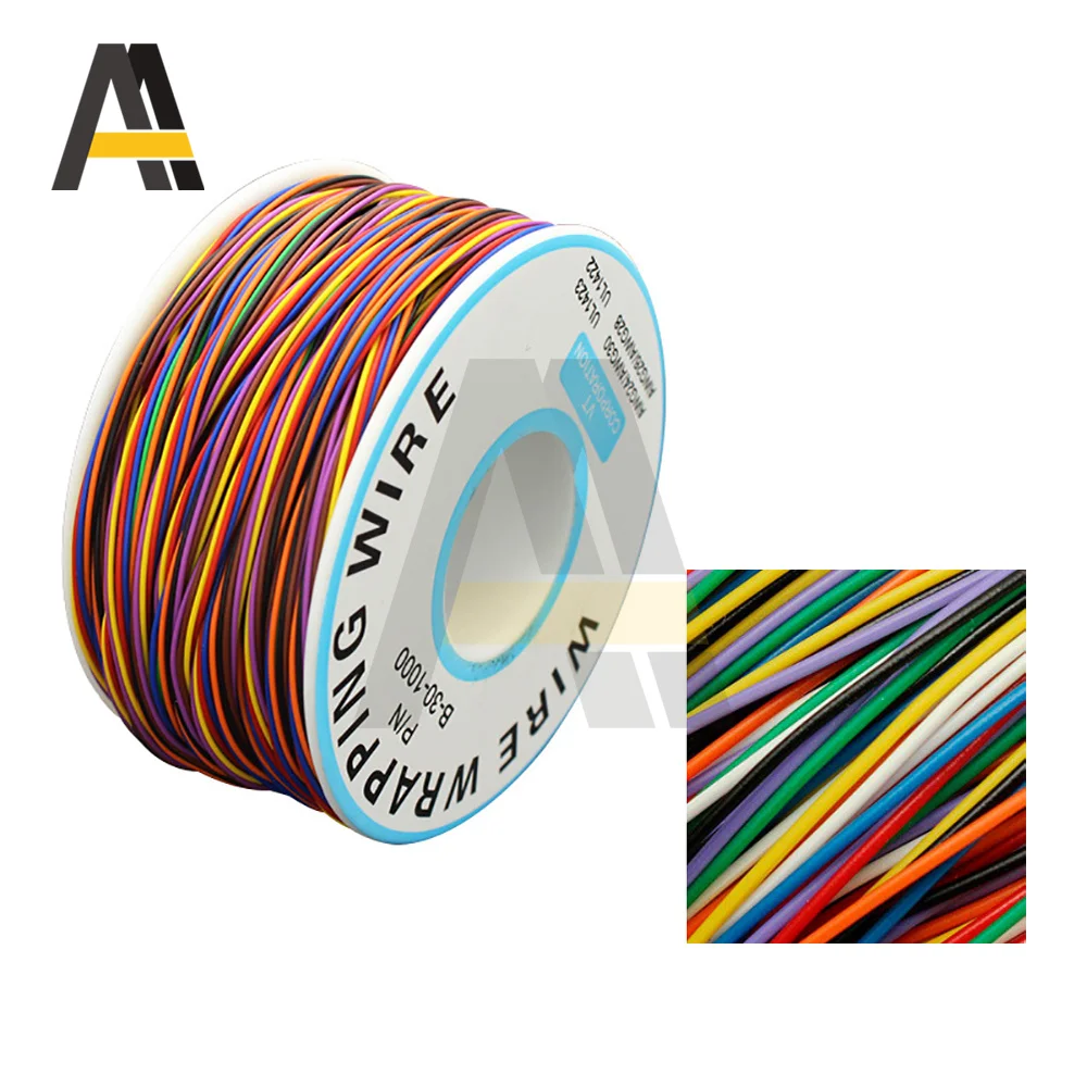 Термостойкий кабель, провод из мягкого силикона, 250 м, 30AWG, обмоточная проволока, Оловянная медная печатная плата, силиконовый сварочный кабель PCB