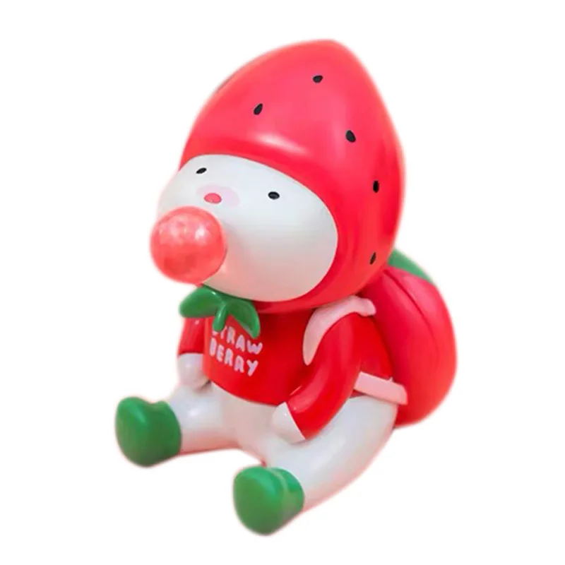 

Fruit Bubble Blind Box Tide Toy Cute Girl Heart Hand Office Aberdeen Decoration Birthday Gift desk decor animal figures luck