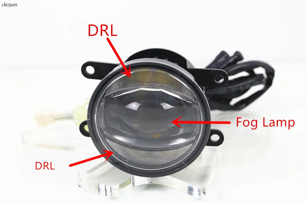 CSCSNL 2 Pcs LED DRL Daytime Running Lights And Fog Lamp For Cabstar Livina patrol Pathfinder Megane II CC Scenic | Автомобили и