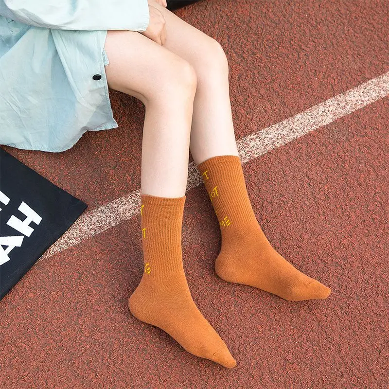 Женские хлопковые носки в стиле Харадзюку забавные хип-хоп новые модные женские