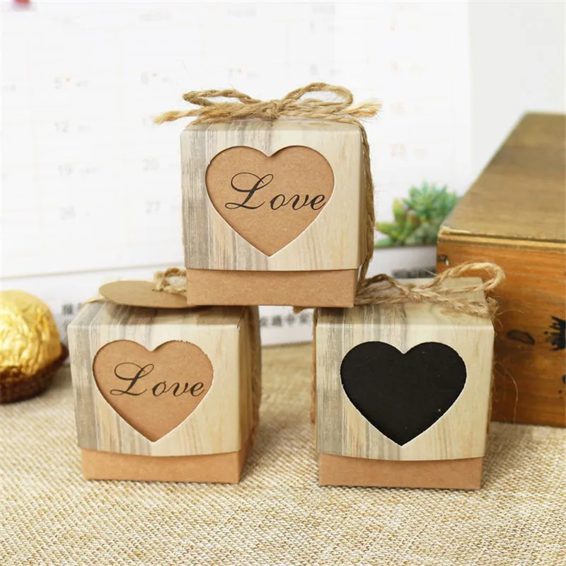 50 шт. коробки для конфет коробка леденцов печенья свадебные сувениров Наборы