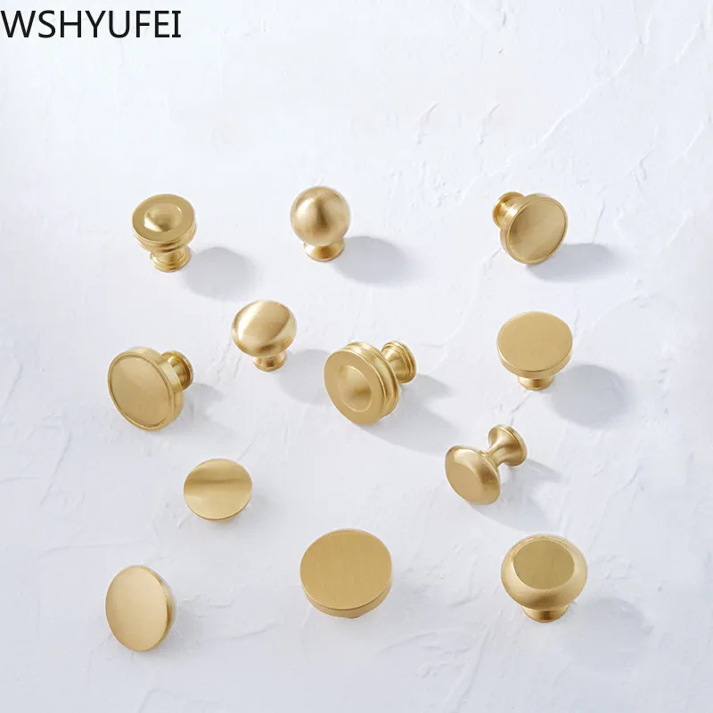 Твердая латунь шкаф со стеклянными дверями шкафа Ручка для с выдвижными ящиками