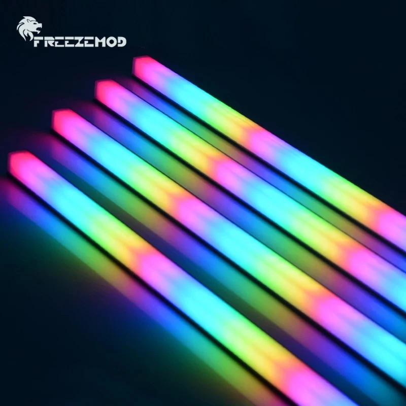 

FREEZEMOD ARGB light strip, chassis magnetic lamp, two-sided luminous 5V Aurora Symphony motherboard AURA SYNC JXDT-5CX