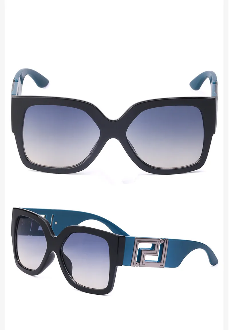 

NONOR Vintage Brand Design Oversize UV400 Vendor Driving Square Designer Clothes For Women Luxury Sunglasses