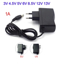 ac dc 5v 12v power supply adapter universal charger 220v to 3v 4 5v 5v 6v 8 5v 12v 13v 1a power adapter supply for led strip