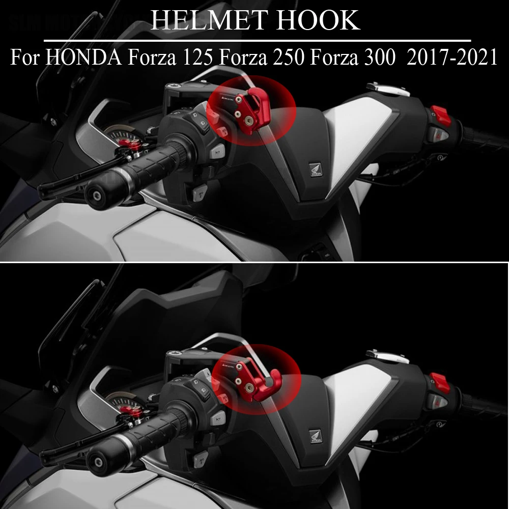 

For HONDA Forza 125 Forza 250 Forza 300 Forza 350 FORZA 750 Accessories Helmet Hook Hanger Holder Storage Bag Hook 2022 2021