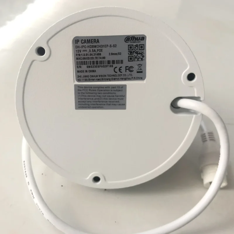 Оригинальная Мини купольная IP-камера Dahua фотовспышка 4 МП POE IR30M встроенная