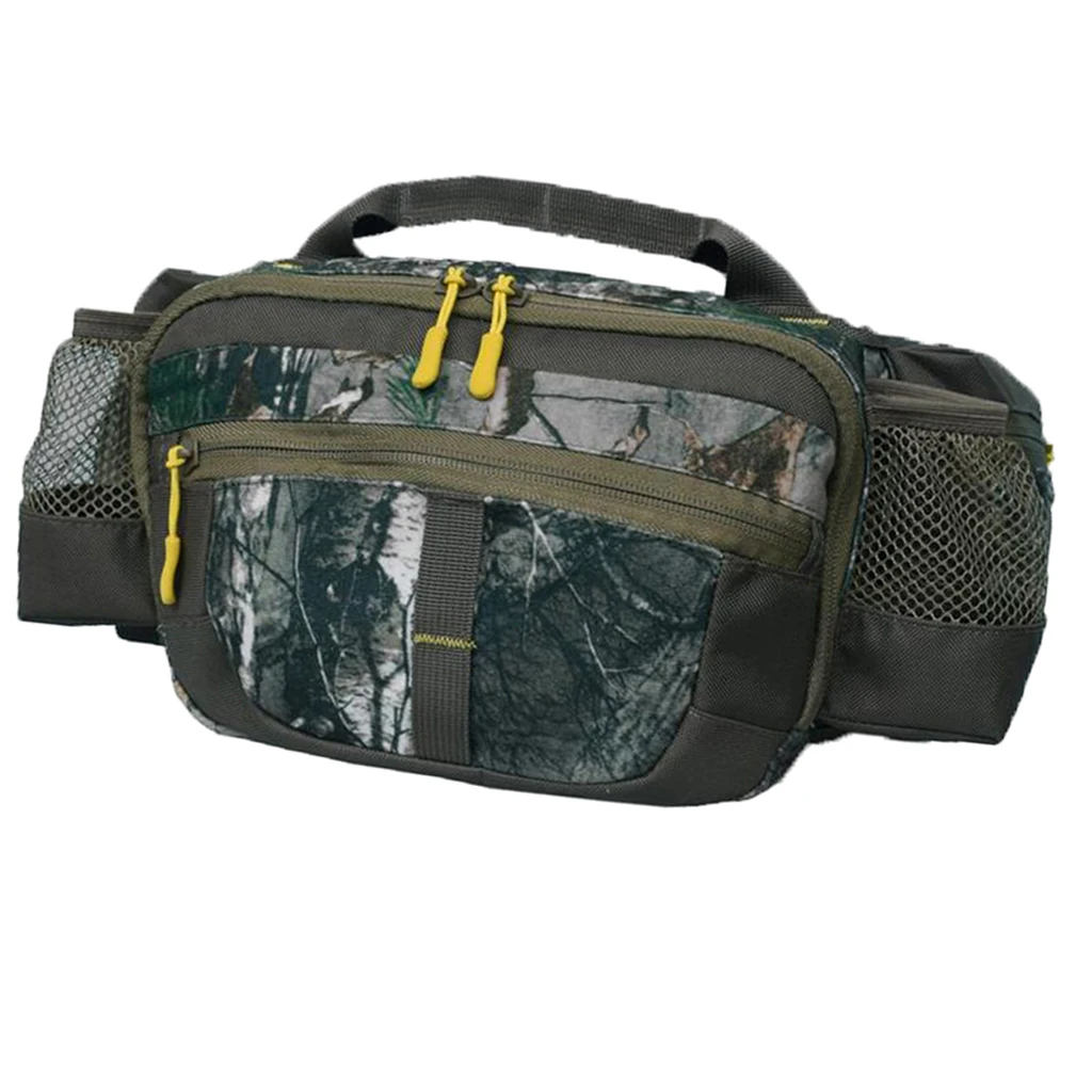

MagiDeal Fishing Bag Camouflage Lure Tackle Bag Waist Pack Shoulder Bag