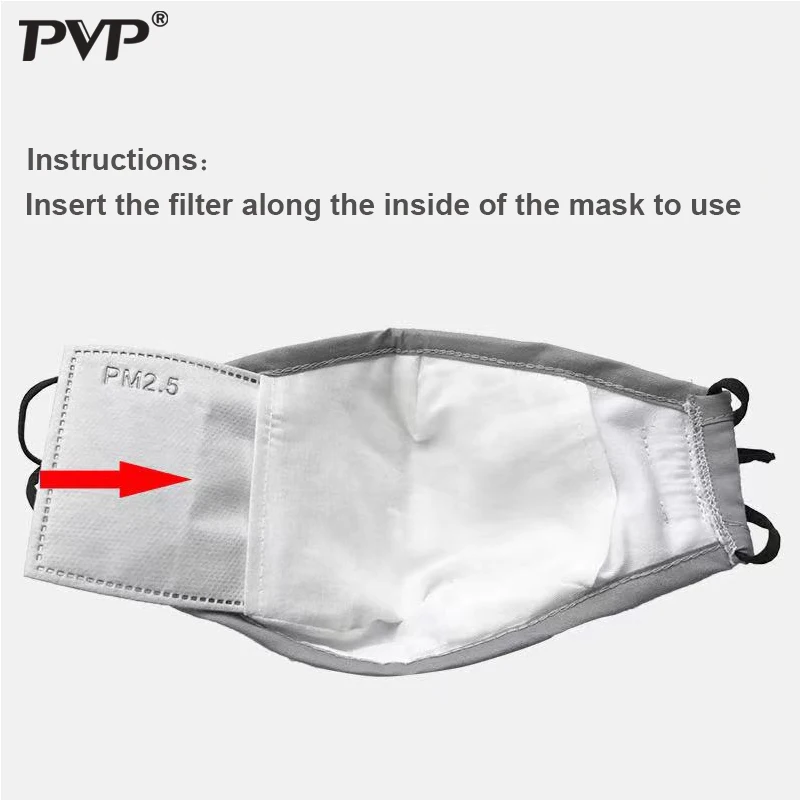 Многоразовая хлопковая маска для лица с режимом PVP PM2.5 дыхательная рта