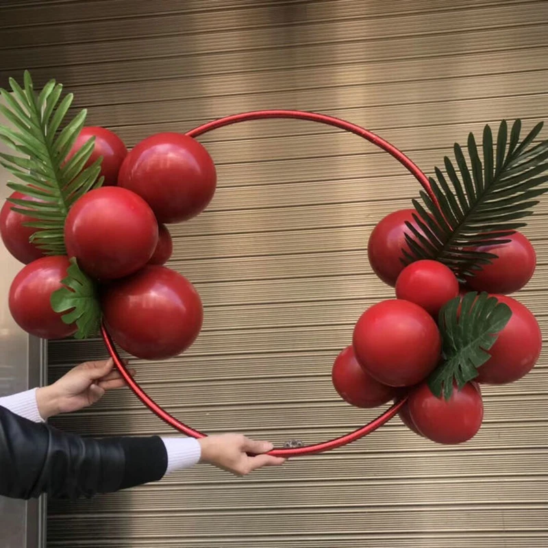 58/78 см круглый пластиковый шар кольцо гирлянда круг обруч Свадьба Арка детский