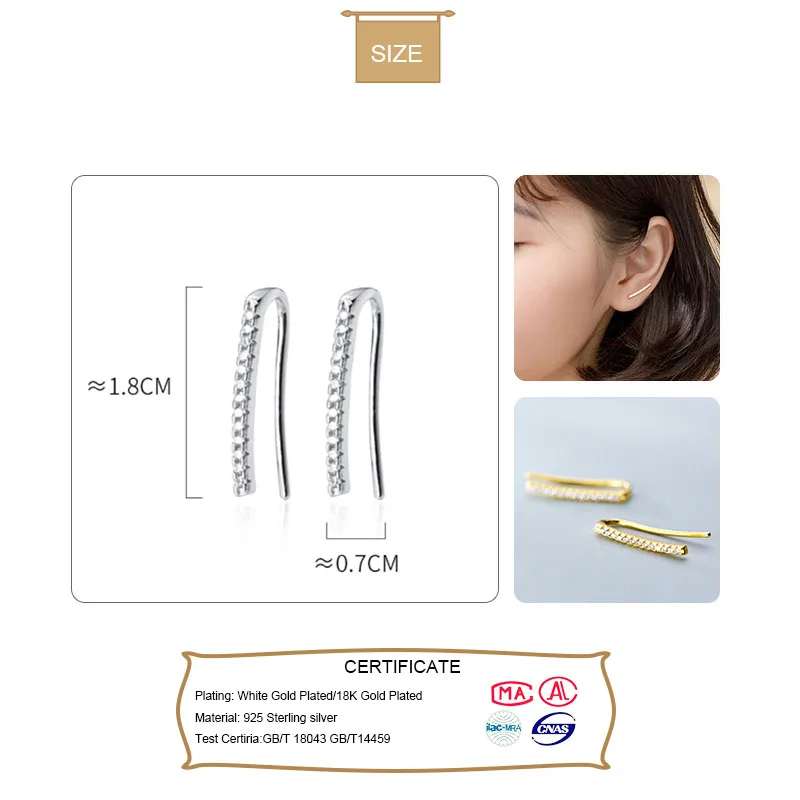 Женские серьги кольца из серебра 100% пробы с гладкой палочкой|Серьги-кольца| |