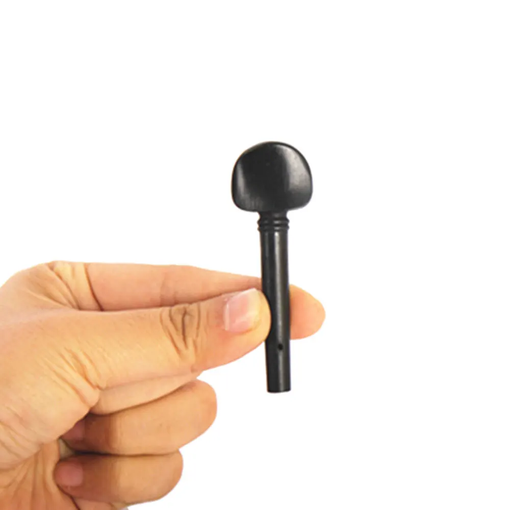 

4pcs Violin Tuning Pegs Black Ebony 4/4 1/2 1/4 1/8 Violin Part Tuning Pegs Tuners Open Hole String Instrument Accessories