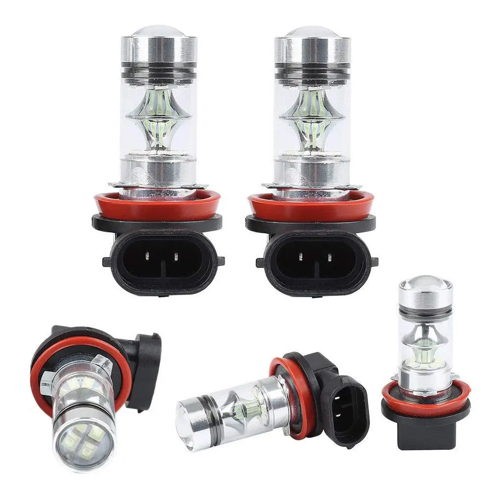 Супер brillante H11 светодиодный Faros antiniebla 2000 lumenes Azul hielo Bombilla H11LL H8LL H8 H16 | Автомобили и